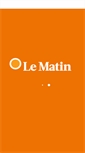 Mobile Screenshot of lematin.ch